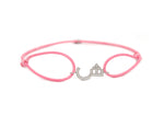 تحميل الصورة في عارض المعرض, Single Initial Thread Bracelet - Set in Diamonds - HIBA JABER
