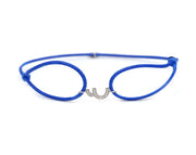 Single Initial Thread Bracelet - Set in Diamonds - HIBA JABER