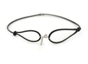 Single Initial Thread Bracelet - Set in Diamonds - HIBA JABER