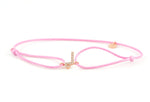 تحميل الصورة في عارض المعرض, Single Initial Thread Bracelet - Set in Diamonds - HIBA JABER
