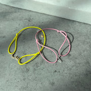 Single Initial Thread Bracelet - Set in Diamonds - HIBA JABER
