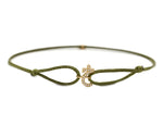 تحميل الصورة في عارض المعرض, Single Initial Thread Bracelet - Set in Diamonds - HIBA JABER
