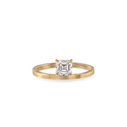 Solo Emerald Diamond Ring - HIBA JABER