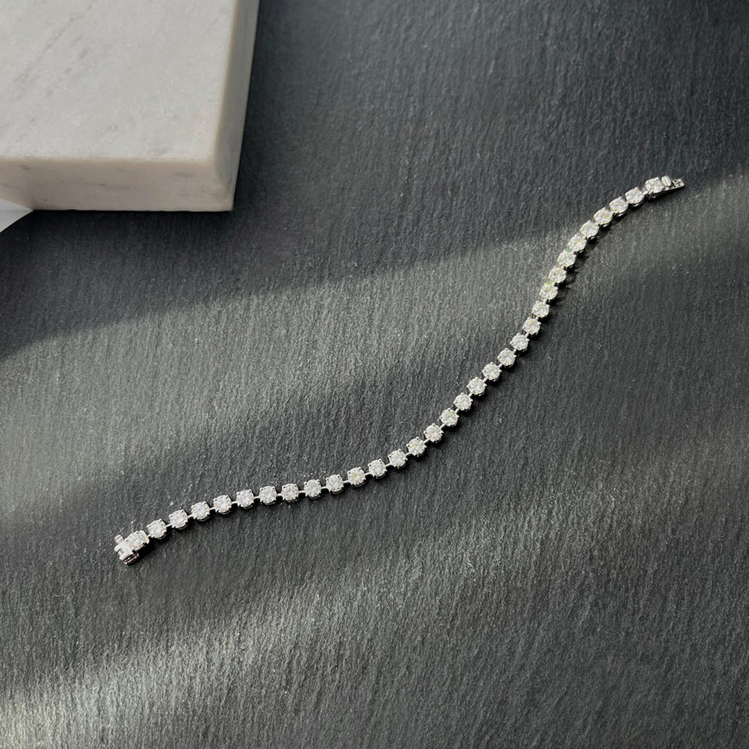 Spaced Out Tennis Bracelet - HIBA JABER