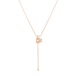 تحميل الصورة في عارض المعرض, T shape necklace - Two Letters and one set in diamonds - HIBA JABER
