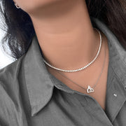 Tennis Necklace/ 4.4cts - HIBA JABER