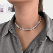 Tennis Necklace/ 6.2cts - HIBA JABER