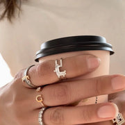 The Double Banded Ring - HIBA JABER