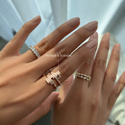 The Double Banded Ring - HIBA JABER