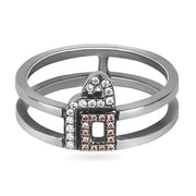 The Double Banded Ring - HIBA JABER