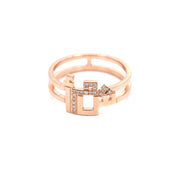 The Double Banded Ring - HIBA JABER