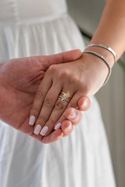 The Double Banded Ring - HIBA JABER