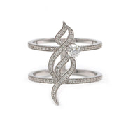The Double Banded Ring - HIBA JABER