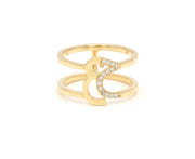 The Double Banded Ring - HIBA JABER