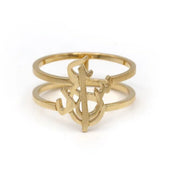 The Double Banded Ring - HIBA JABER