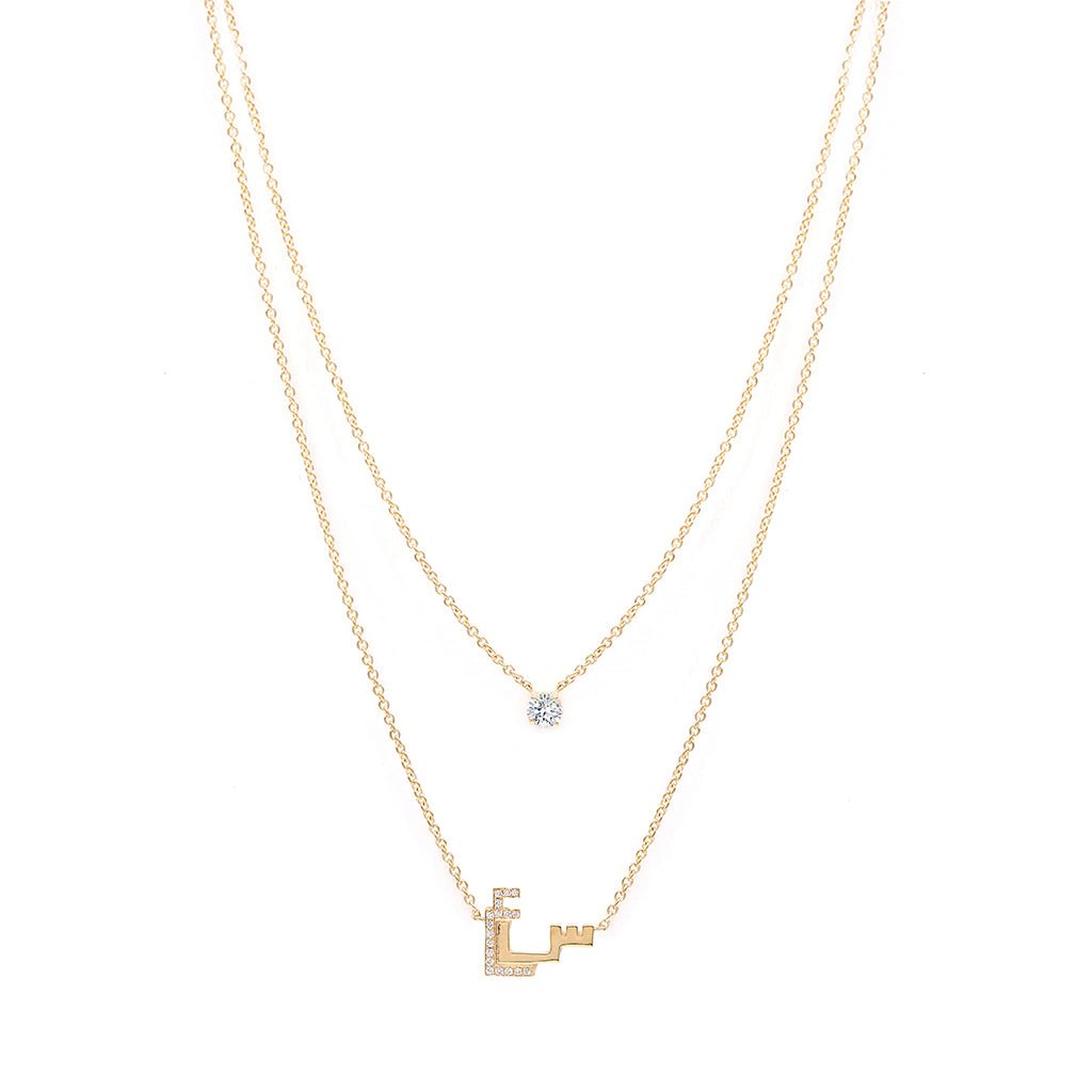 The Duo Necklace - HIBA JABER