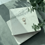 تحميل الصورة في عارض المعرض, The Removable Initial Square Hoop - HIBA JABER
