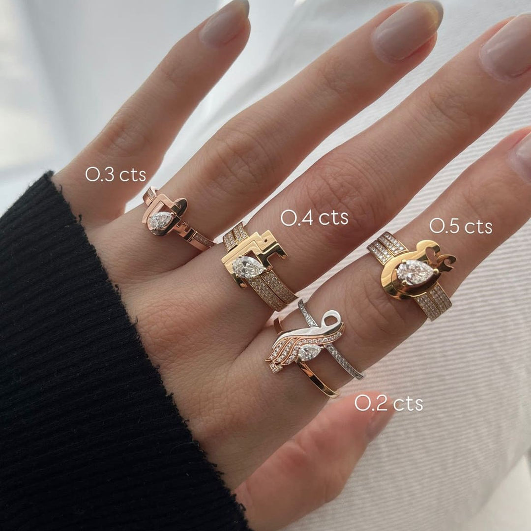 The Thin & Thick Duo Ring - HIBA JABER