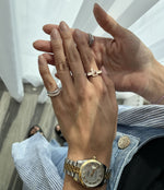 Load image into Gallery viewer, The Thin &amp; Thick Duo Ring - HIBA JABER
