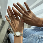Load image into Gallery viewer, The Thin &amp; Thick Duo Ring - HIBA JABER

