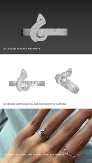 The Thin & Thick Duo Ring - HIBA JABER
