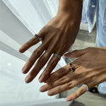 Load image into Gallery viewer, The Thin &amp; Thick Duo Ring - HIBA JABER
