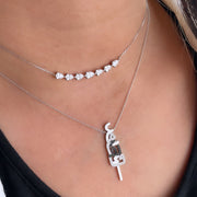 The Vertical Necklace - Five letters - HIBA JABER