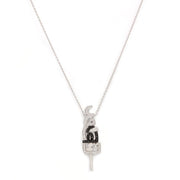 The Vertical Necklace - Five letters - HIBA JABER