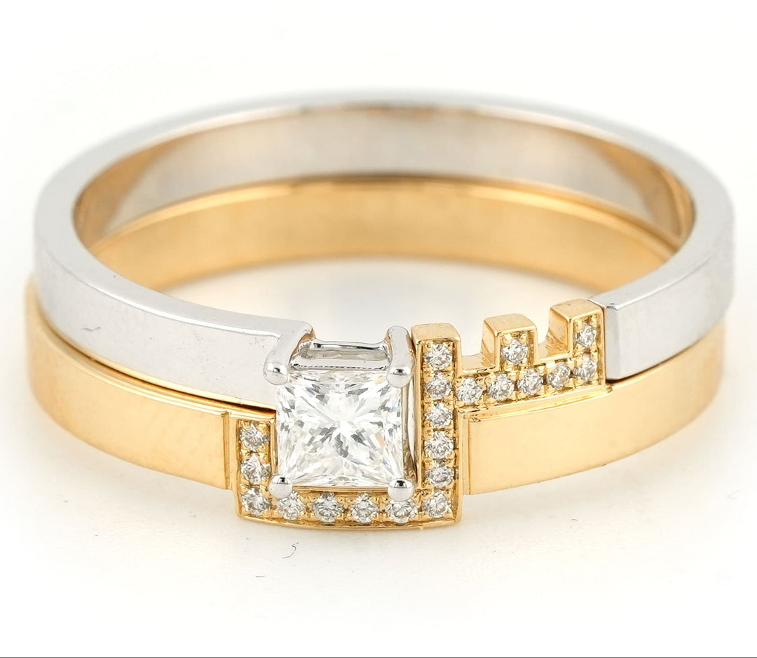 Thick Duo Rings - HIBA JABER