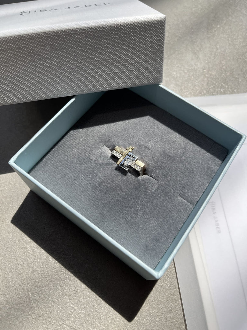 Thick Duo Rings - HIBA JABER