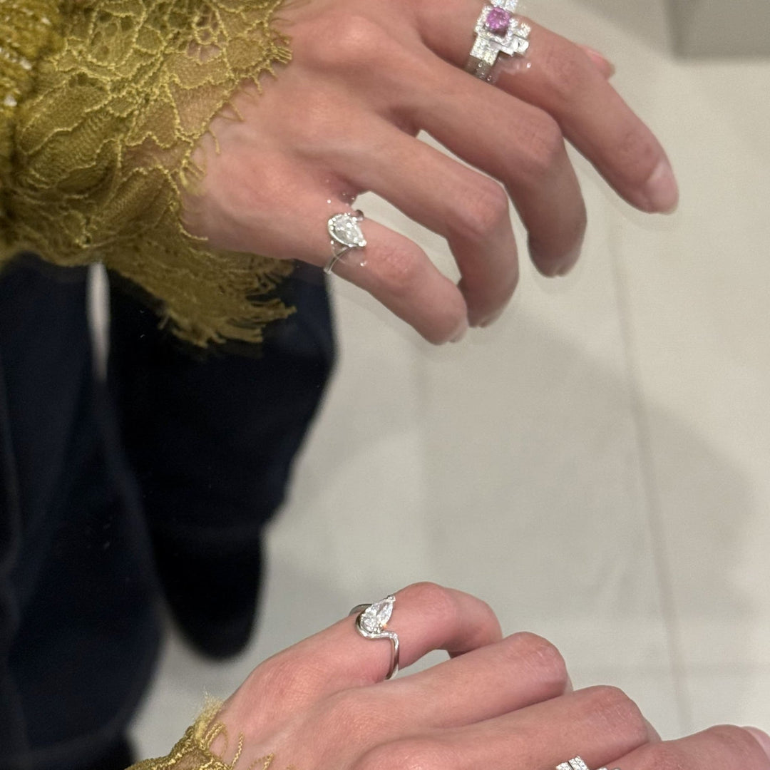 Thick Duo Rings - HIBA JABER