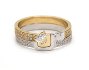 Thick Duo Rings - HIBA JABER