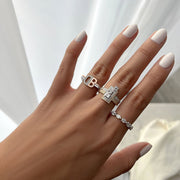 Thick Duo Rings - HIBA JABER