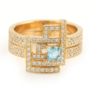 Thick Duo Rings - HIBA JABER