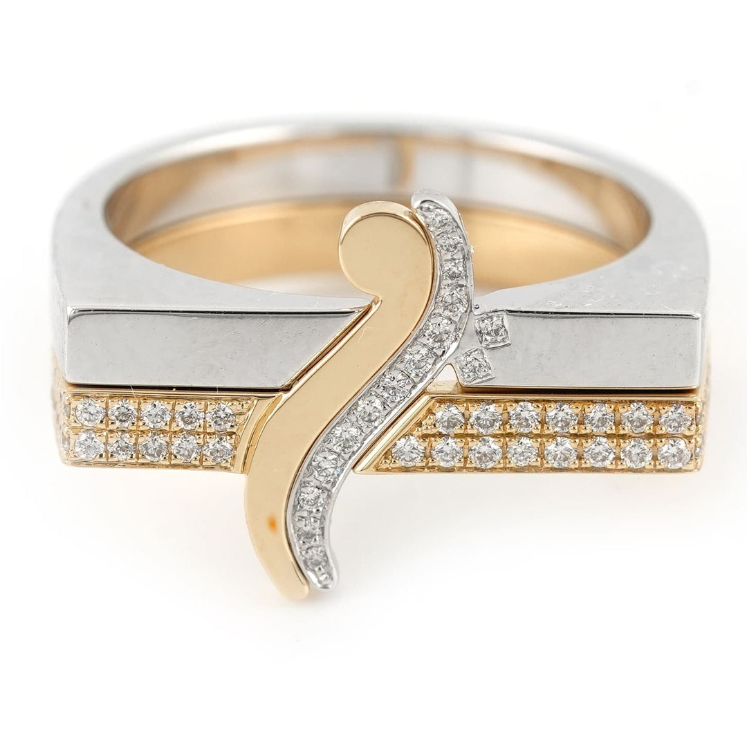 Thick Duo Rings - HIBA JABER