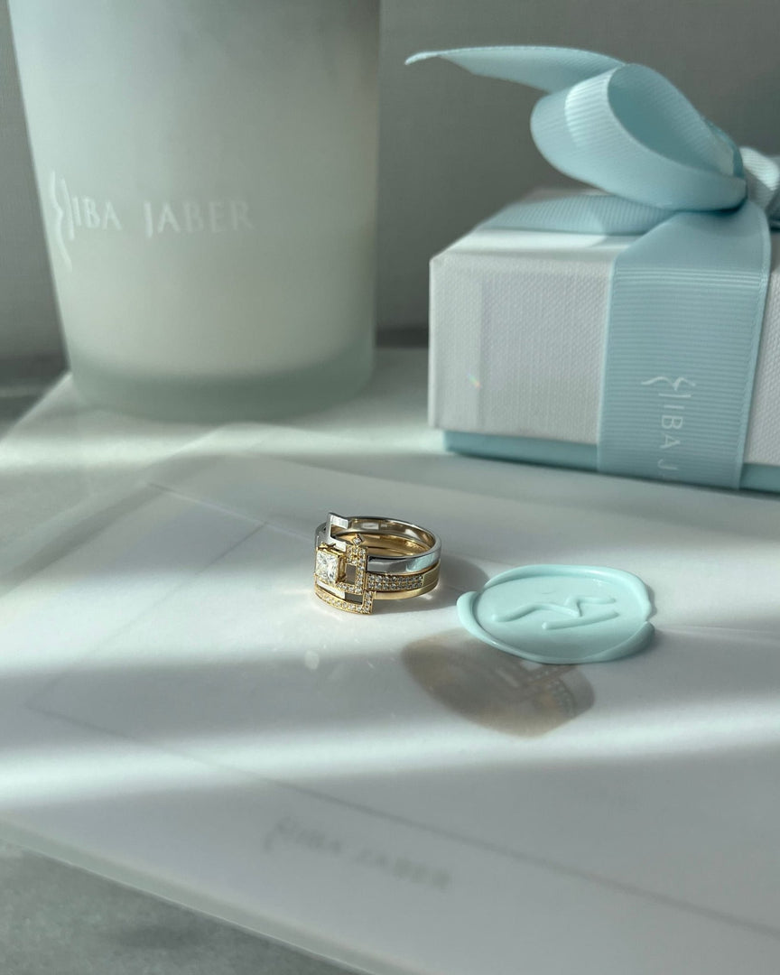 Thick Duo Rings - HIBA JABER