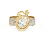 تحميل الصورة في عارض المعرض, Thick Duo Rings - Letters Seen &amp; Noon - HIBA JABER
