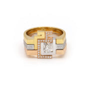 Thick Trio Rings - HIBA JABER