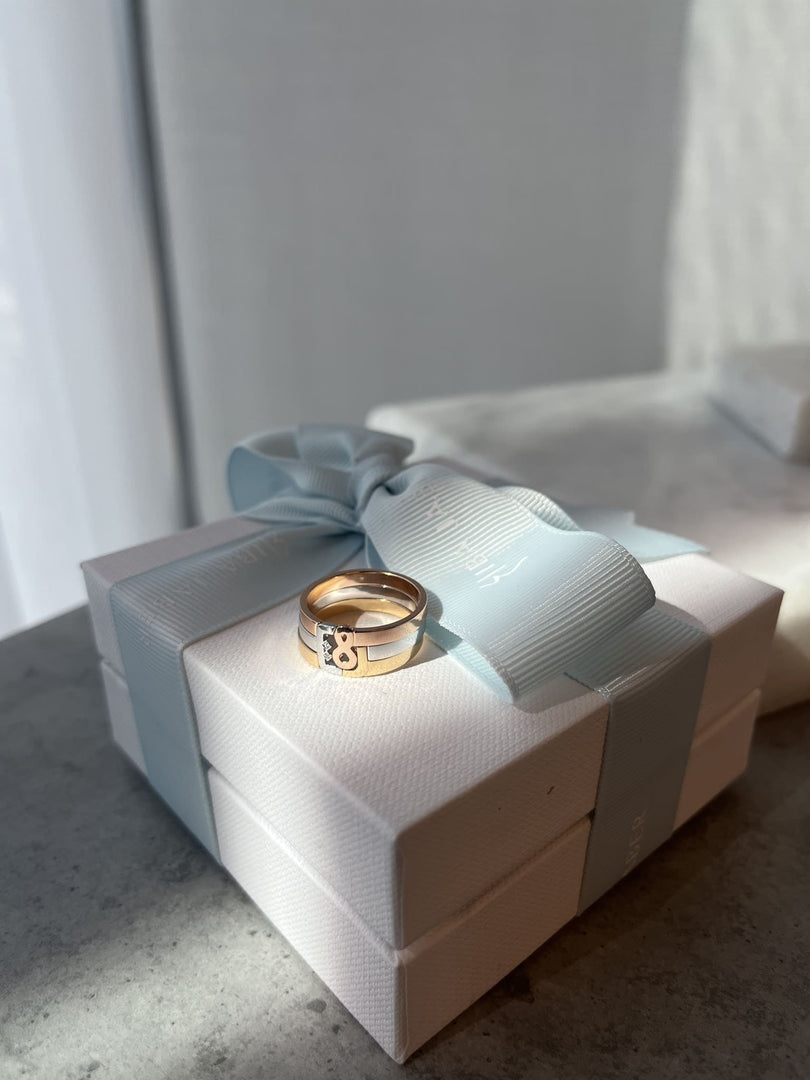Thick Trio Rings - HIBA JABER