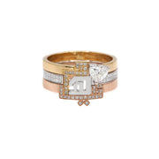Thick Trio Rings - HIBA JABER