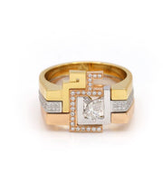 Thick Trio Rings - HIBA JABER