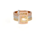 تحميل الصورة في عارض المعرض, Thick Trio Rings - Letters Alef, Fa &amp; Geem - HIBA JABER
