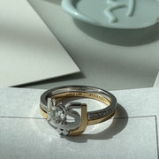 Thin Duo Rings - HIBA JABER