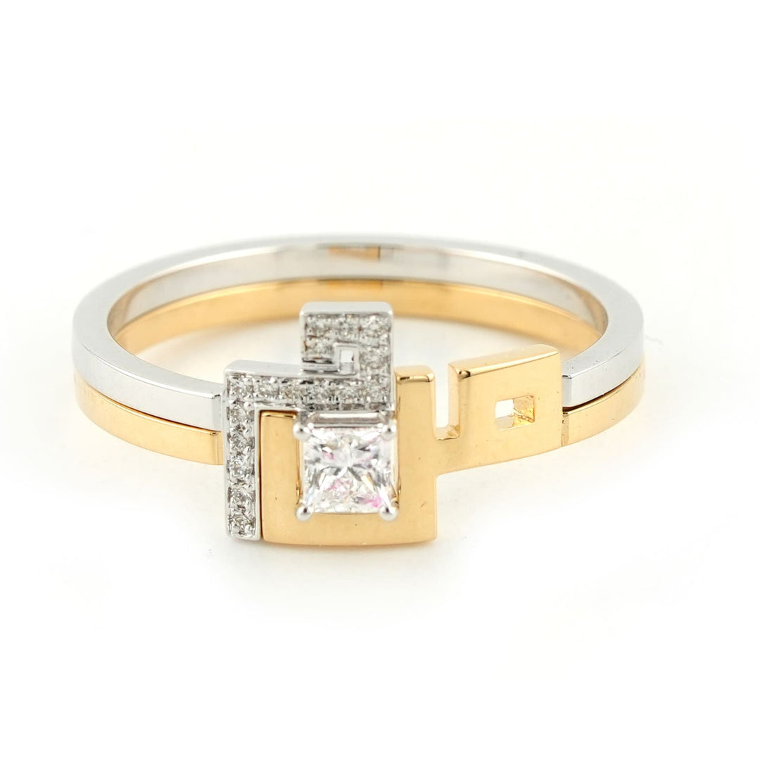 Thin Duo Rings - HIBA JABER