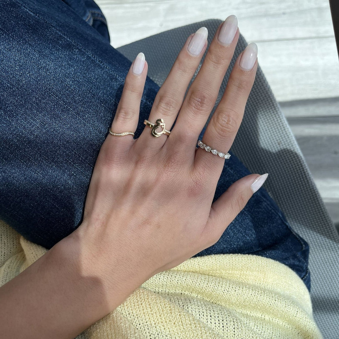 Thin Duo Rings - HIBA JABER