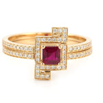 Load image into Gallery viewer, Thin Duo Rings - HIBA JABER
