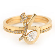 Thin Duo Rings - HIBA JABER