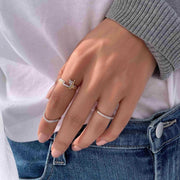 Thin Duo Rings - HIBA JABER