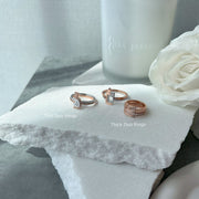 Thin Duo Rings - HIBA JABER