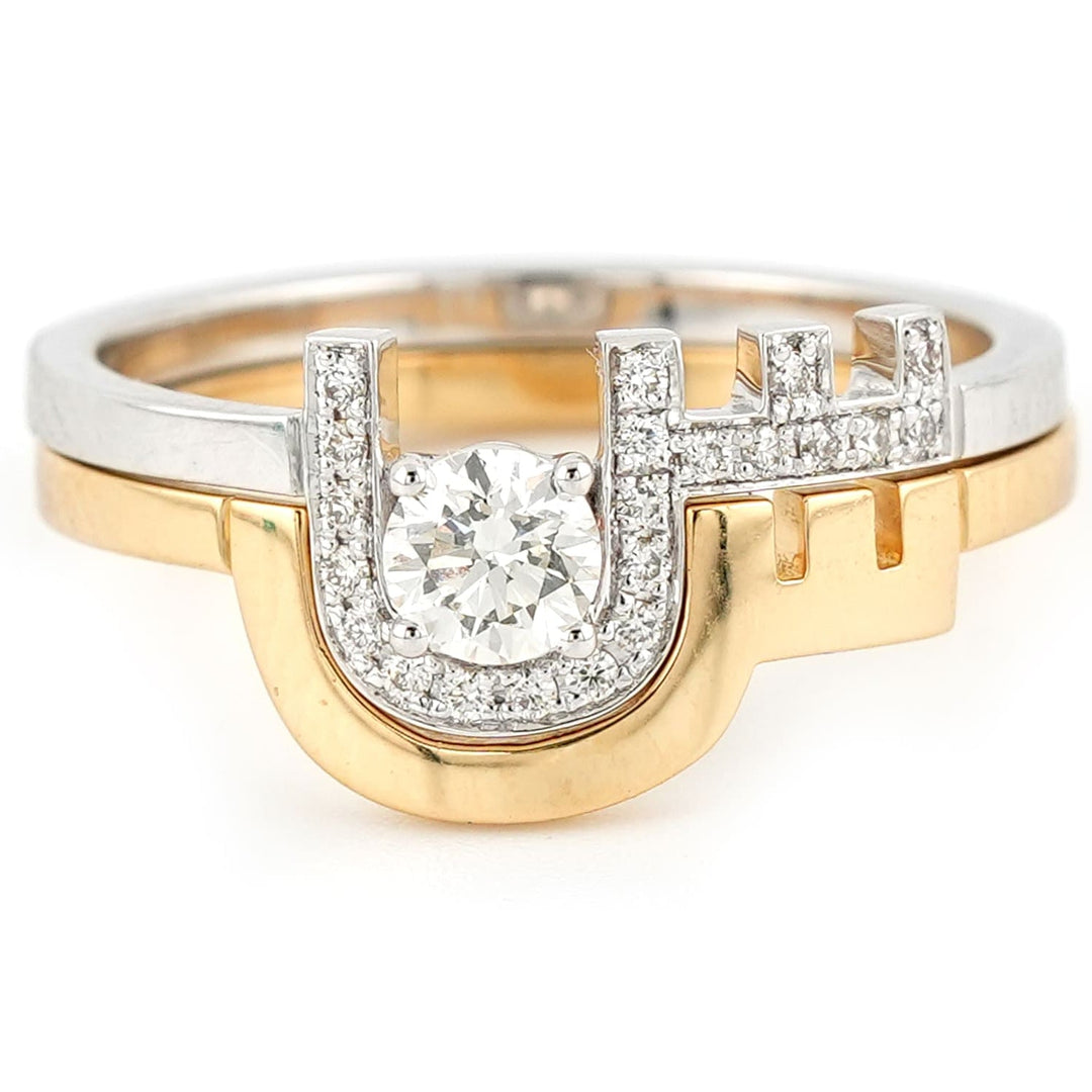Thin Duo Rings - HIBA JABER